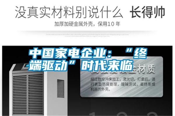 中國(guó)家電企業(yè)：“終端驅(qū)動(dòng)”時(shí)代來(lái)臨