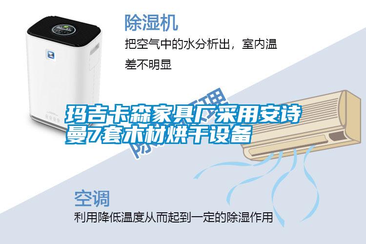 瑪吉卡森家具廠采用安詩曼7套木材烘干設備