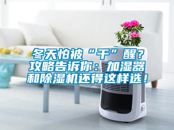 冬天怕被“干”醒？攻略告訴你：加濕器和除濕機(jī)還得這樣選！
