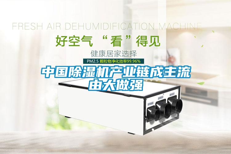 中國除濕機產業鏈成主流由大做強