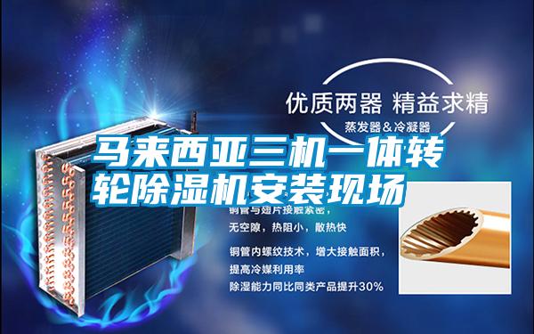 馬來西亞三機一體轉輪除濕機安裝現場