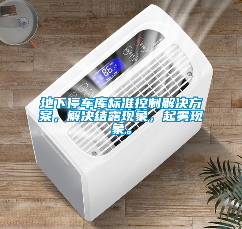 地下停車庫標(biāo)準(zhǔn)控制解決方案，解決結(jié)露現(xiàn)象，起霧現(xiàn)象。