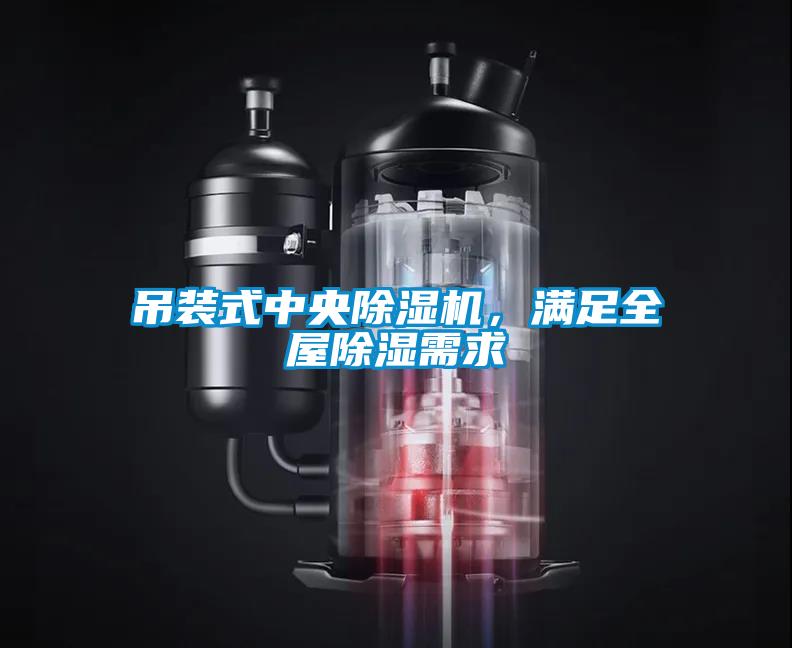 吊裝式中央除濕機，滿足全屋除濕需求