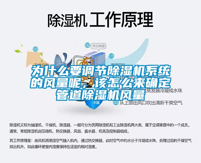為什么要調節除濕機系統的風量呢，該怎么來確定管道除濕機風量