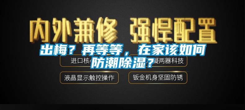 出梅？再等等，在家該如何防潮除濕？