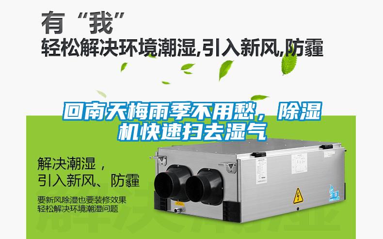 回南天梅雨季不用愁，除濕機快速掃去濕氣