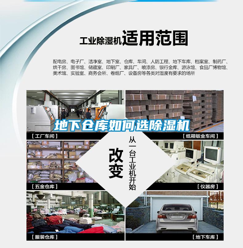 地下倉庫如何選除濕機