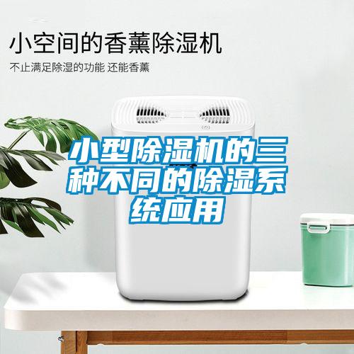 小型除濕機的三種不同的除濕系統應用