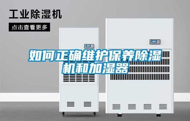 如何正確維護保養除濕機和加濕器