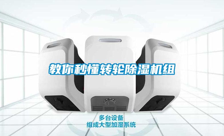 教你秒懂轉輪除濕機組
