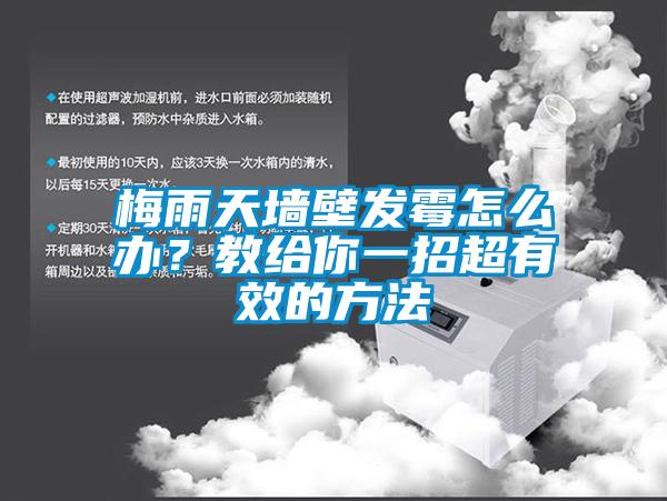 梅雨天墻壁發霉怎么辦？教給你一招超有效的方法