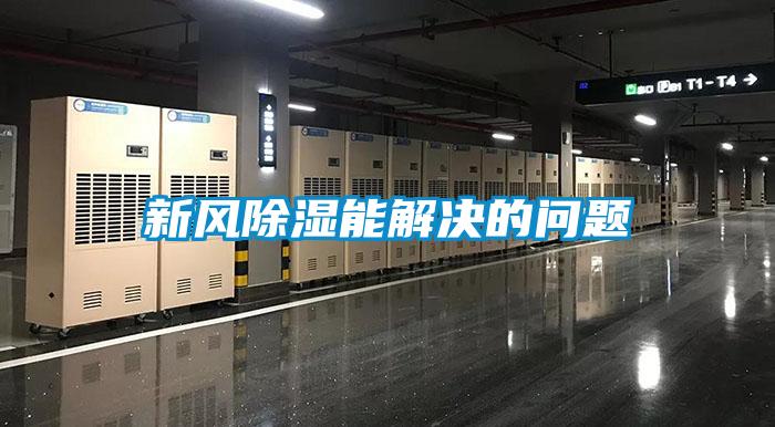 新風除濕能解決的問題