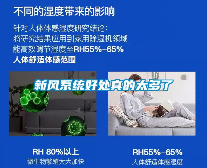 新風系統好處真的太多了