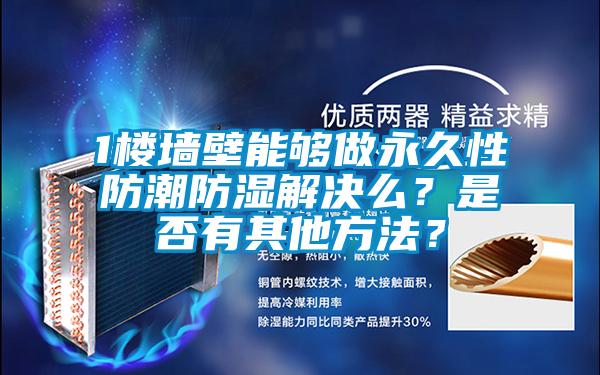 1樓墻壁能夠做永久性防潮防濕解決么？是否有其他方法？
