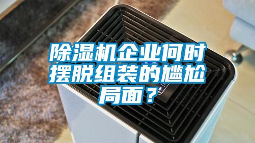 除濕機企業(yè)何時擺脫組裝的尷尬局面？