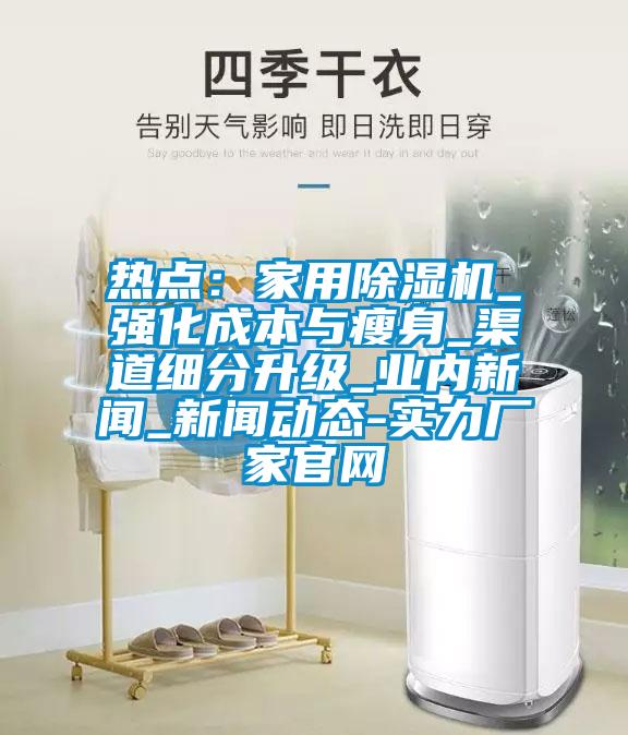 熱點：家用除濕機_強化成本與瘦身_渠道細分升級_業內新聞_新聞動態-實力廠家官網