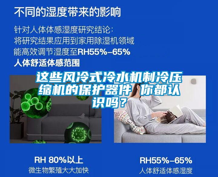 這些風(fēng)冷式冷水機(jī)制冷壓縮機(jī)的保護(hù)器件 你都認(rèn)識嗎？