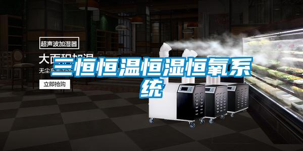 三恒恒溫恒濕恒氧系統