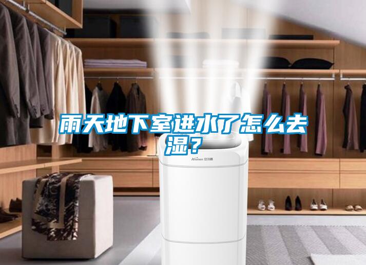 雨天地下室進水了怎么去濕？