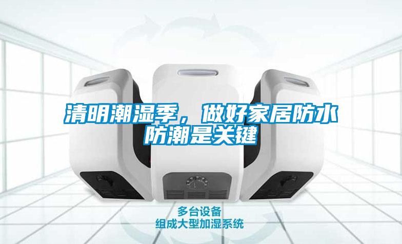 清明潮濕季，做好家居防水防潮是關鍵