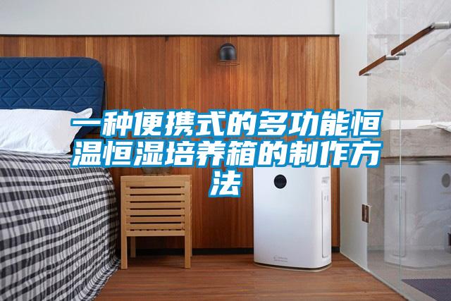 一種便攜式的多功能恒溫恒濕培養箱的制作方法