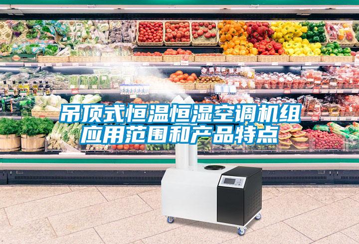 吊頂式恒溫恒濕空調機組應用范圍和產品特點