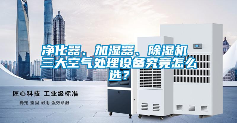 凈化器、加濕器、除濕機 三大空氣處理設(shè)備究竟怎么選？