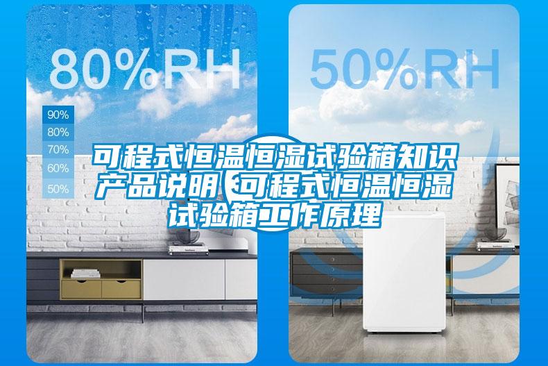 可程式恒溫恒濕試驗(yàn)箱知識產(chǎn)品說明 可程式恒溫恒濕試驗(yàn)箱工作原理