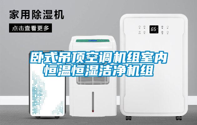 臥式吊頂空調(diào)機組室內(nèi)恒溫恒濕潔凈機組