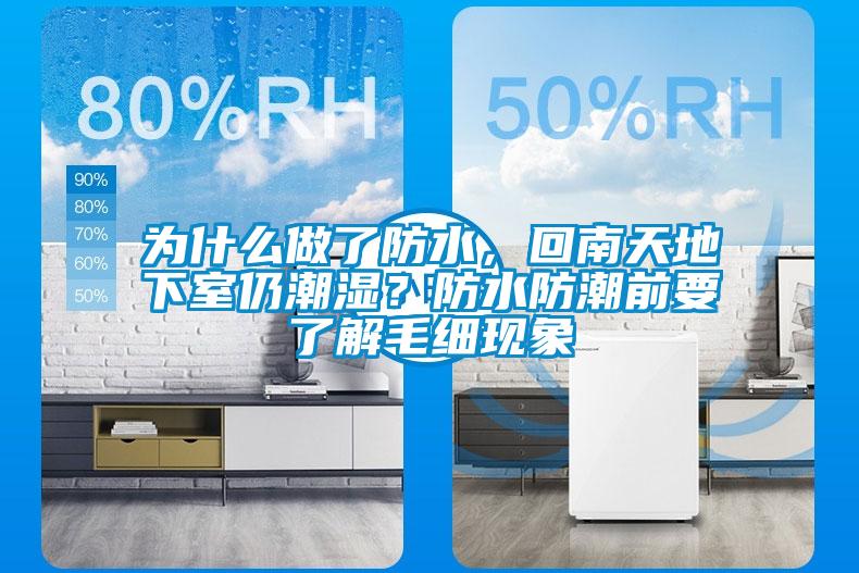 為什么做了防水，回南天地下室仍潮濕？防水防潮前要了解毛細現(xiàn)象