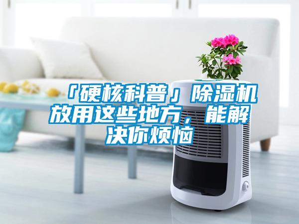 「硬核科普」除濕機(jī)放用這些地方，能解決你煩惱