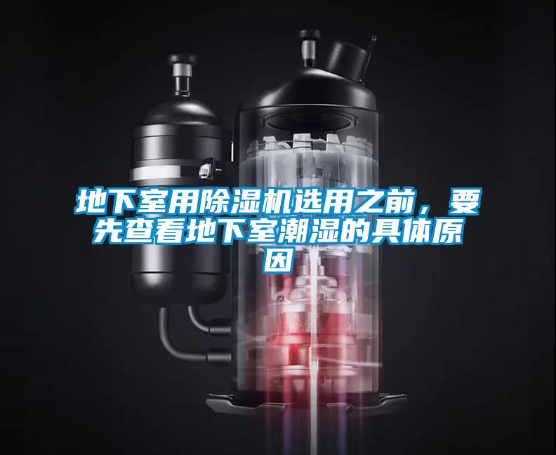 地下室用除濕機選用之前，要先查看地下室潮濕的具體原因