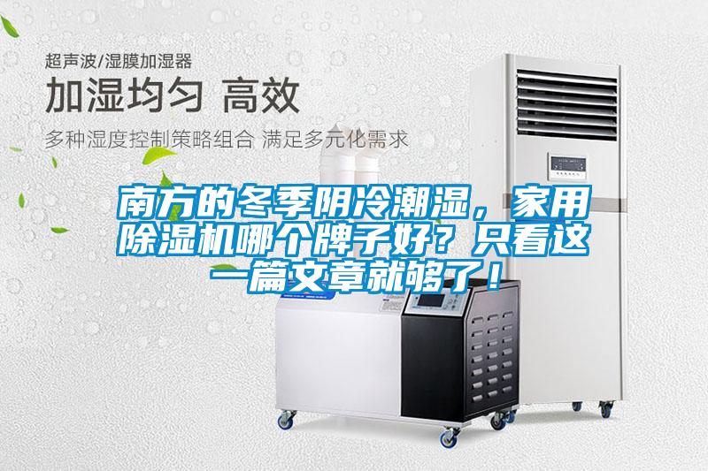 南方的冬季陰冷潮濕，家用除濕機哪個牌子好？只看這一篇文章就夠了！
