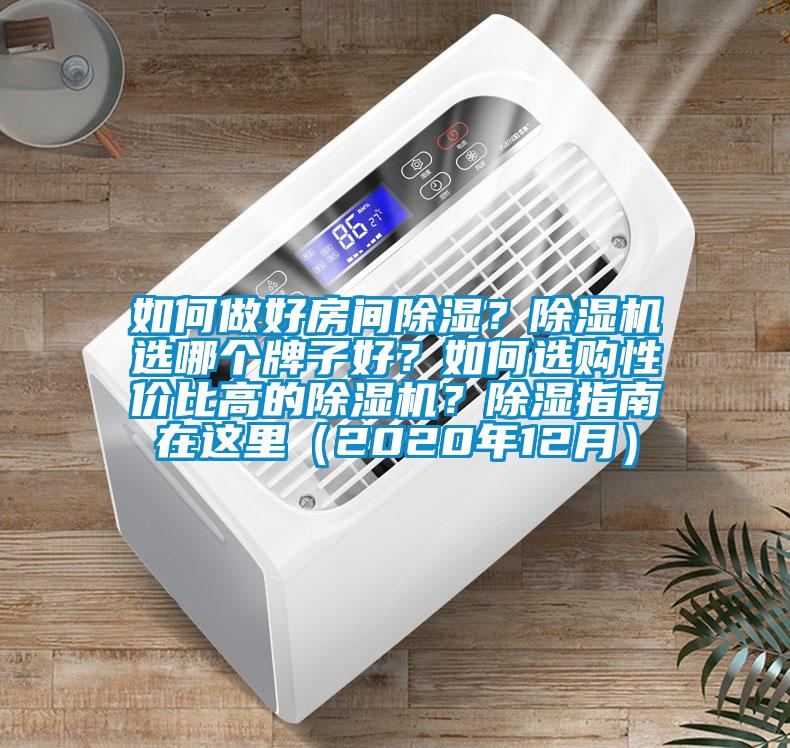 如何做好房間除濕？除濕機選哪個牌子好？如何選購性價比高的除濕機？除濕指南在這里（2020年12月）