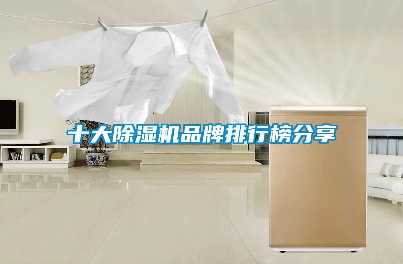 十大除濕機品牌排行榜分享