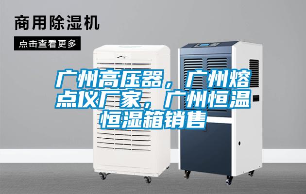 廣州高壓器，廣州熔點儀廠家，廣州恒溫恒濕箱銷售