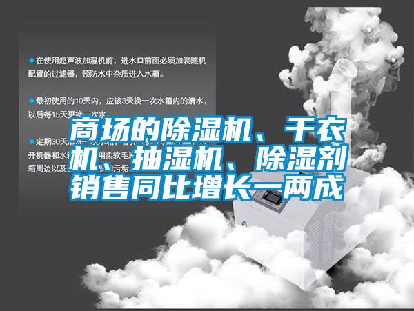 商場的除濕機(jī)、干衣機(jī)、抽濕機(jī)、除濕劑銷售同比增長一兩成