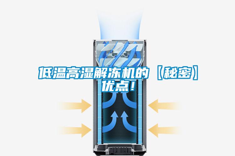 低溫高濕解凍機的【秘密】優(yōu)點！
