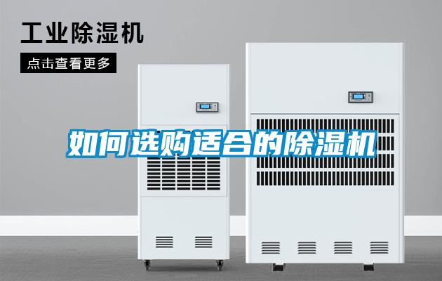 如何選購適合的除濕機