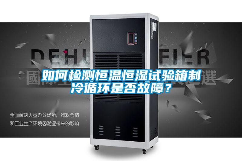 如何檢測恒溫恒濕試驗箱制冷循環是否故障？