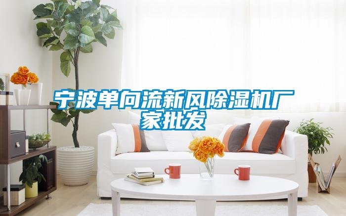 寧波單向流新風除濕機廠家批發