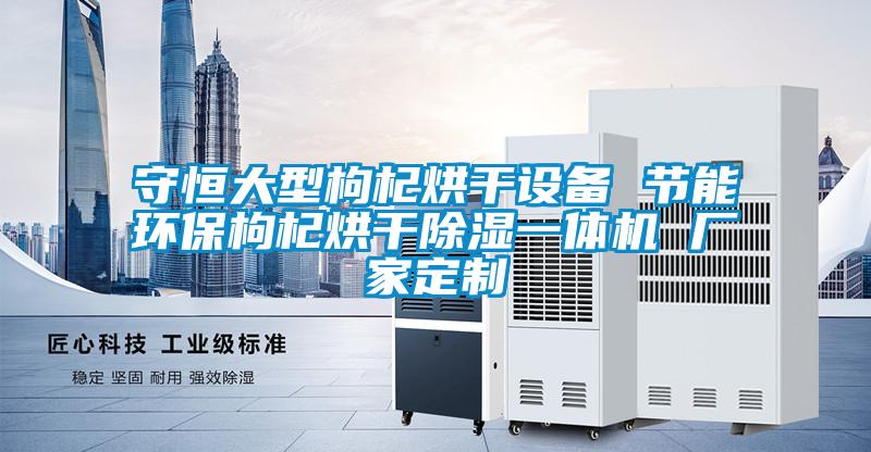 守恒大型枸杞烘干設備 節能環保枸杞烘干除濕一體機 廠家定制