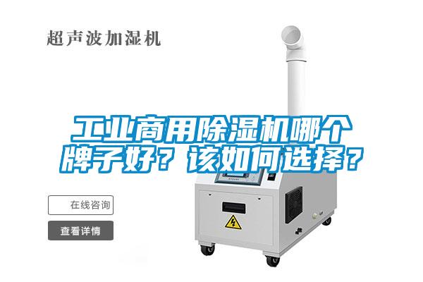 工業商用除濕機哪個牌子好？該如何選擇？
