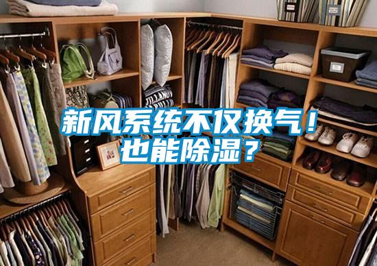新風(fēng)系統(tǒng)不僅換氣！也能除濕？