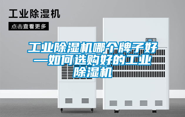 工業除濕機哪個牌子好—如何選購好的工業除濕機