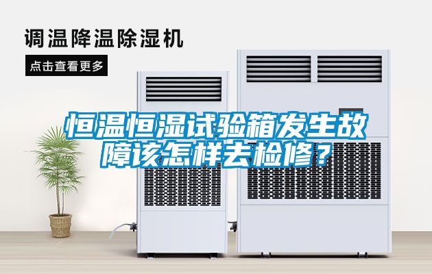恒溫恒濕試驗箱發生故障該怎樣去檢修？