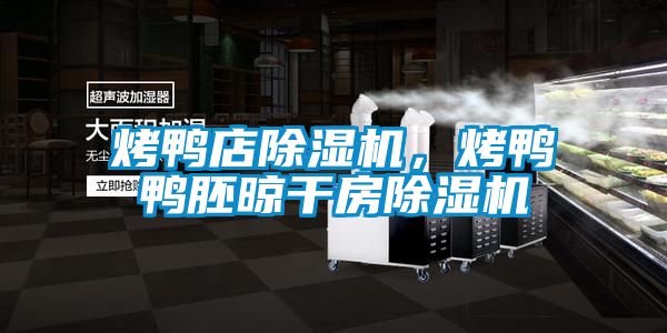 烤鴨店除濕機，烤鴨鴨胚晾干房除濕機