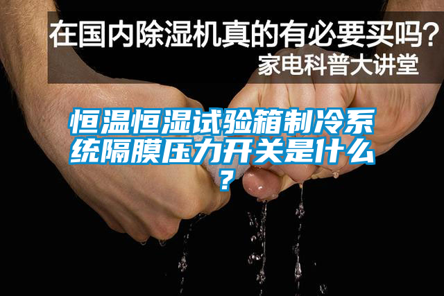 恒溫恒濕試驗(yàn)箱制冷系統(tǒng)隔膜壓力開(kāi)關(guān)是什么？
