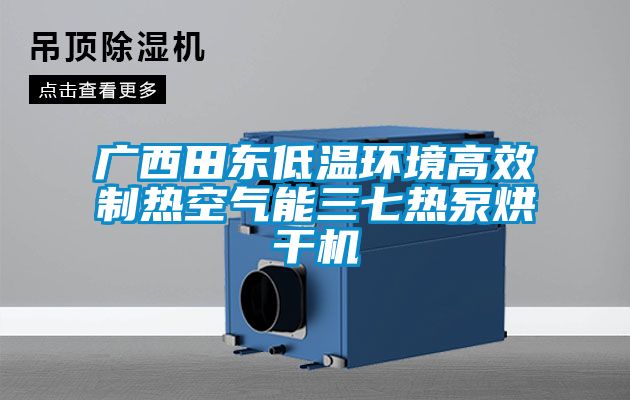 廣西田東低溫環境高效制熱空氣能三七熱泵烘干機