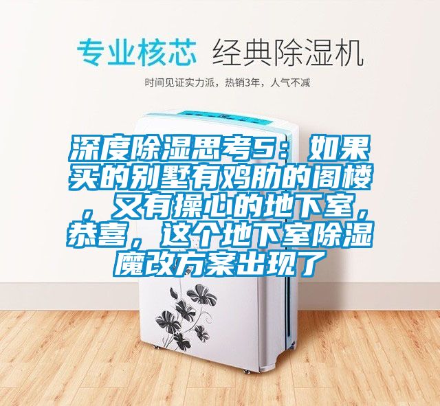 深度除濕思考5：如果買的別墅有雞肋的閣樓，又有操心的地下室，恭喜，這個地下室除濕魔改方案出現(xiàn)了